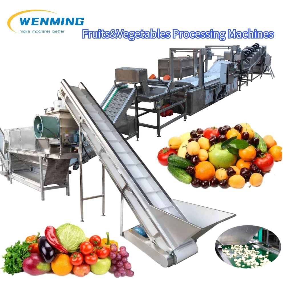 Máquinas de procesamiento de frutas y verduras