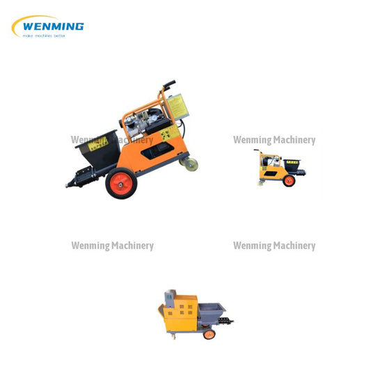 cement mortar spraying machine for wall