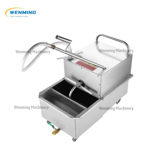 Dual Deep Fryer With Oil Filtration