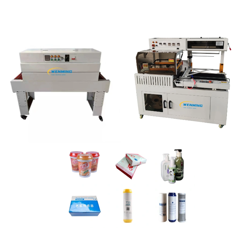 Electric Commercial Shrink Tunnel Packaging Machine Heat Shrink Wrap M ...