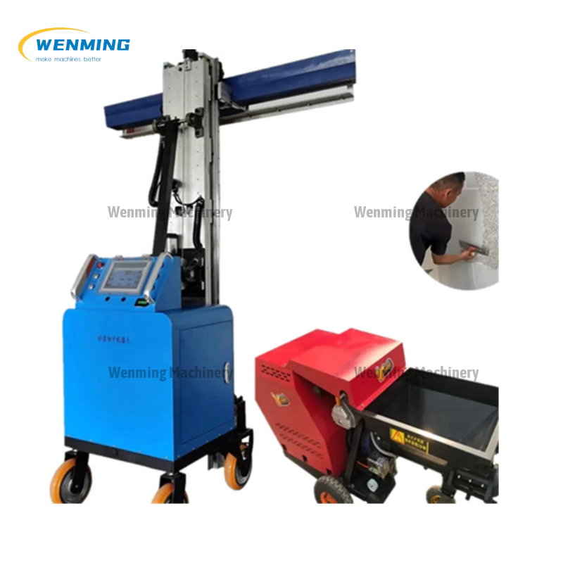 Automatic Cement Plastering Machine