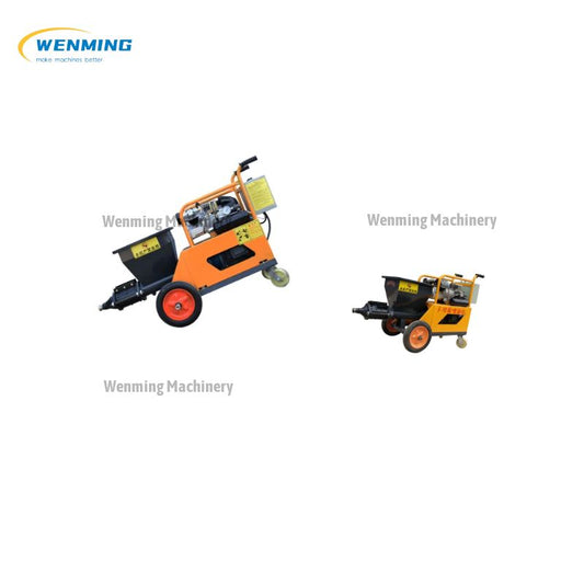 cement plastering machine