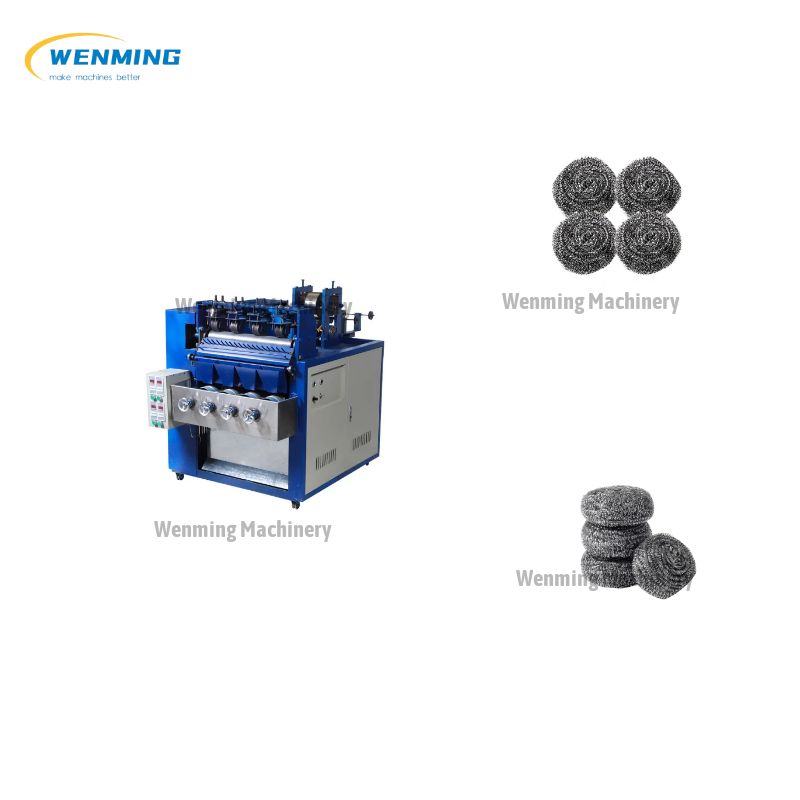 kitchen scourer making machine
