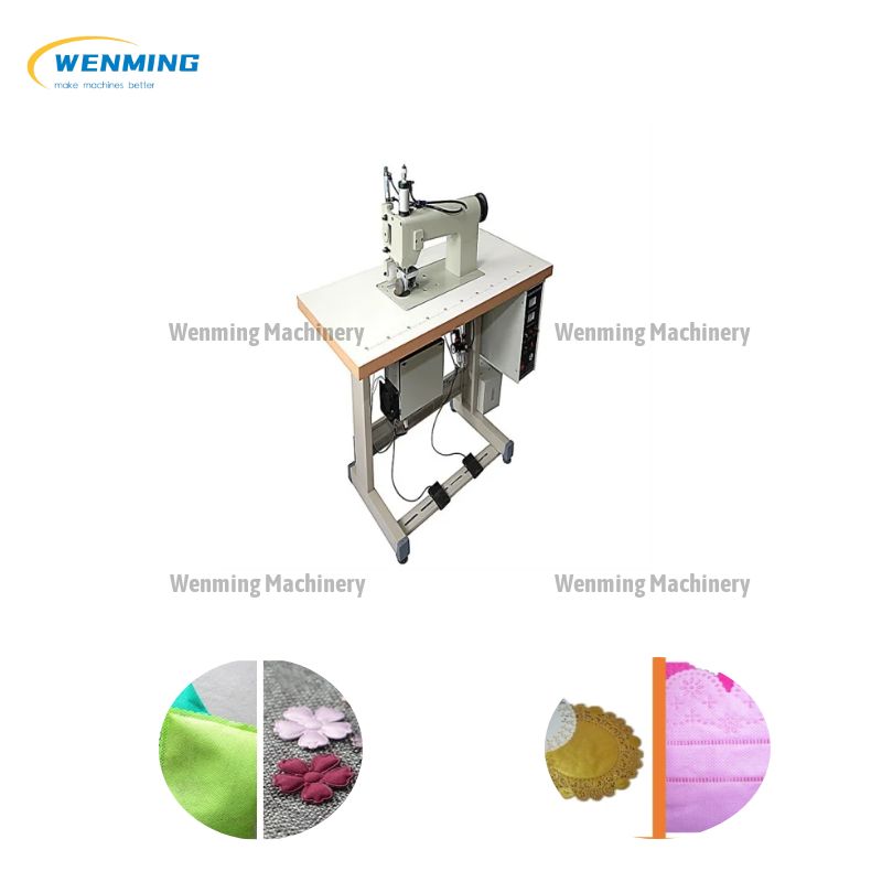 Ultrasonic fabric cutting machine
