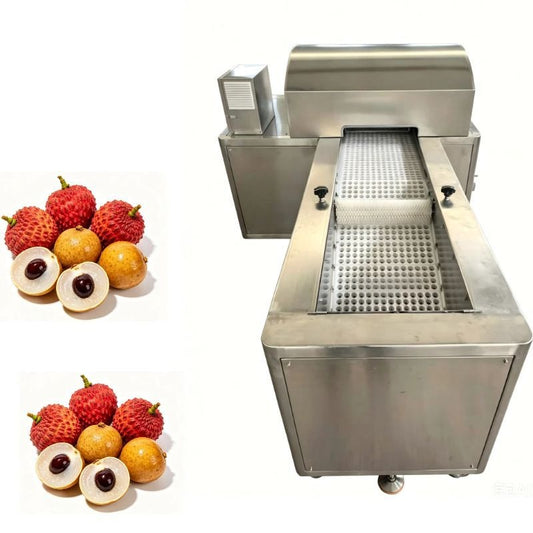 Longan seed removing machine