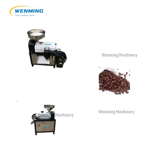 coffee cutting peel machine