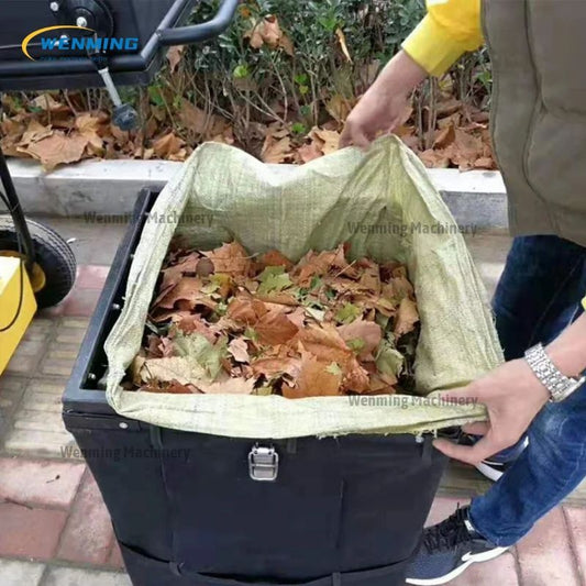 leaf pickup machine