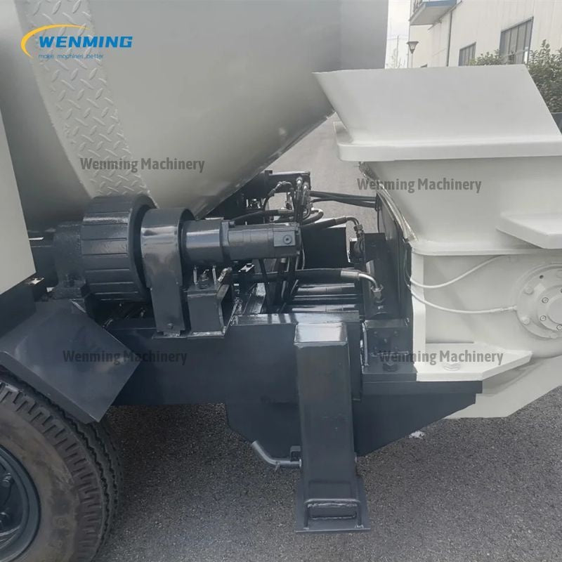 Portable Diesel Concrete Mixer with Pump