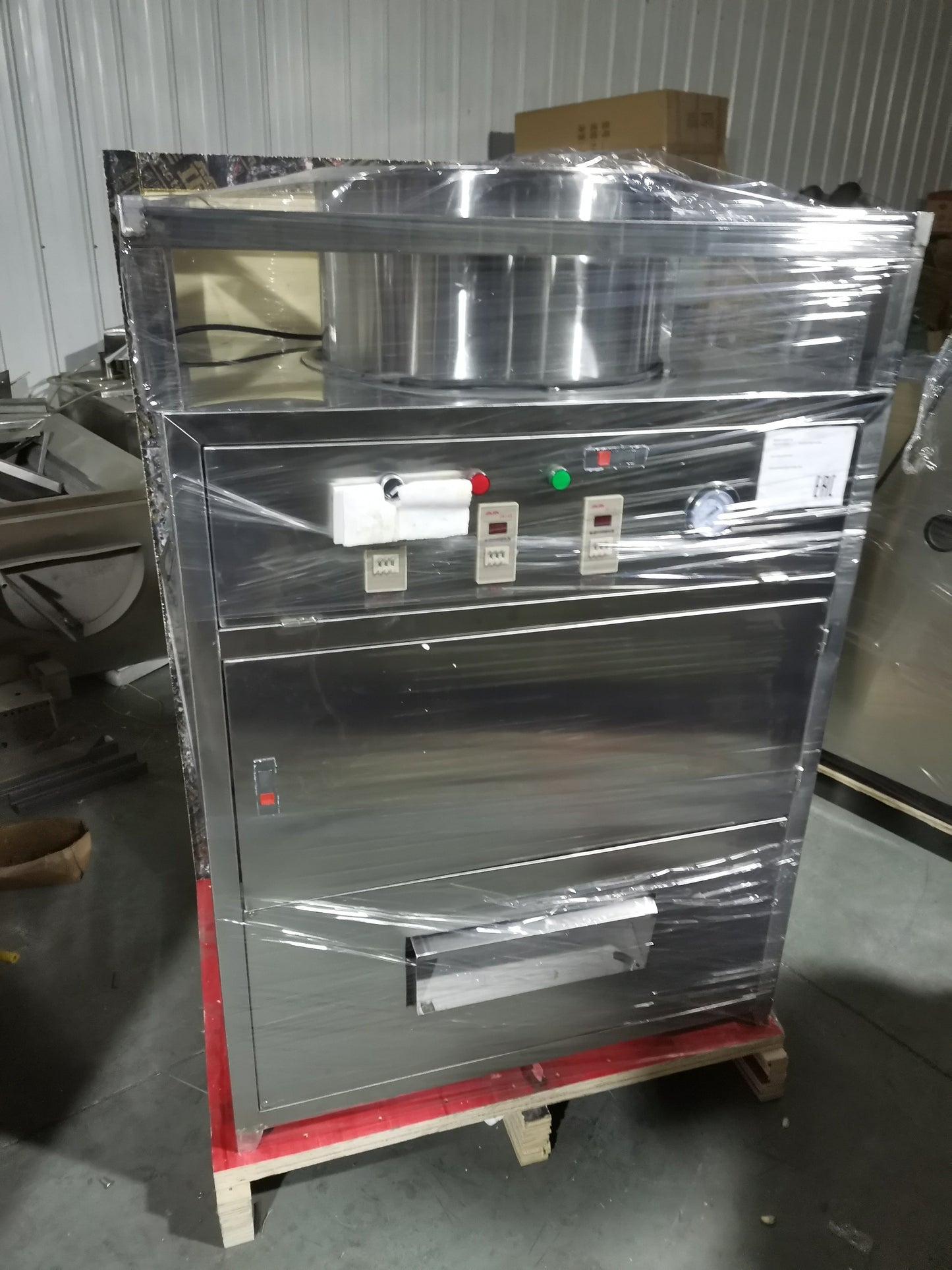 lahsun chilne ka machine