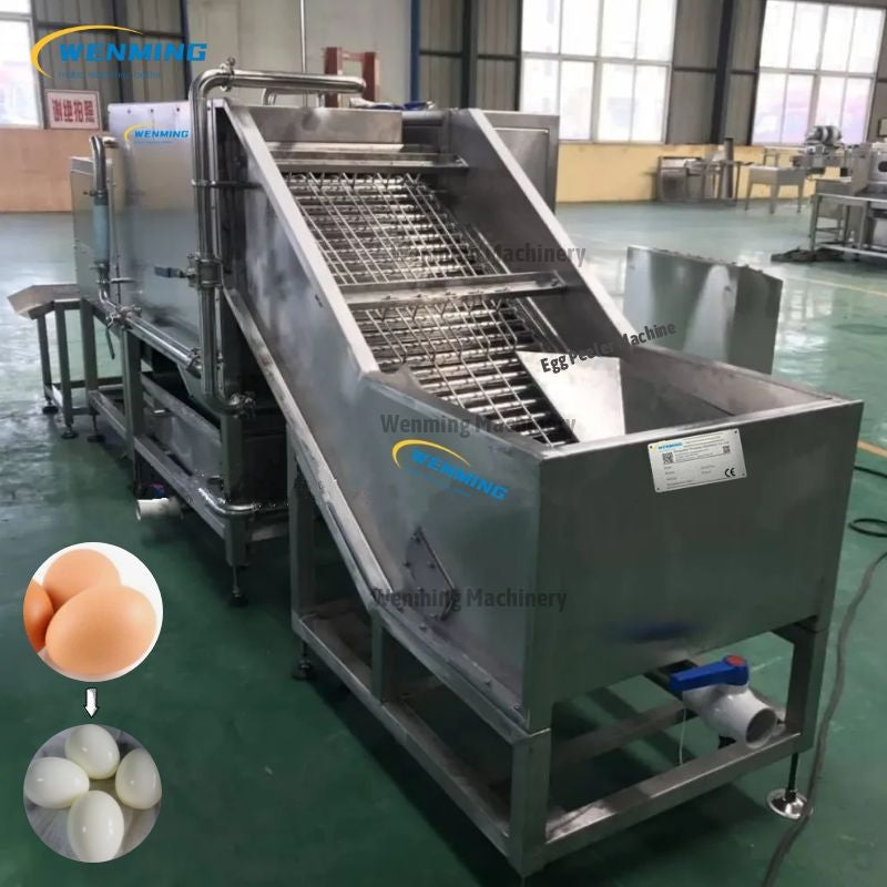 Egg shelling machine-Automatic