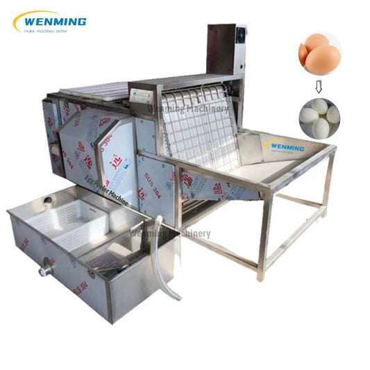 Egg shelling machine-Automatic