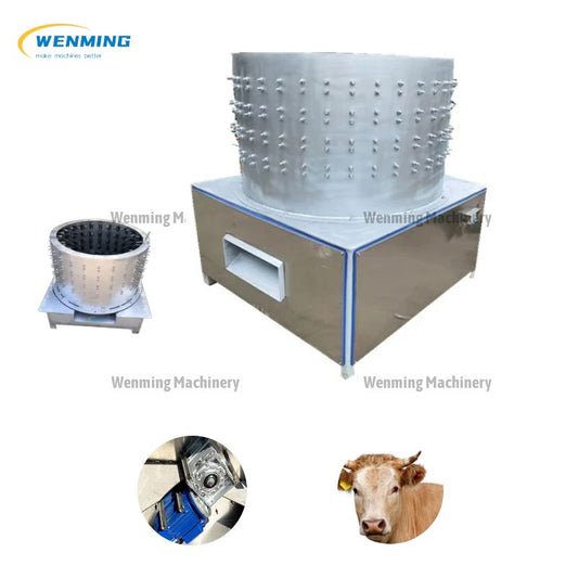 Cow Head Hair Removal Machine