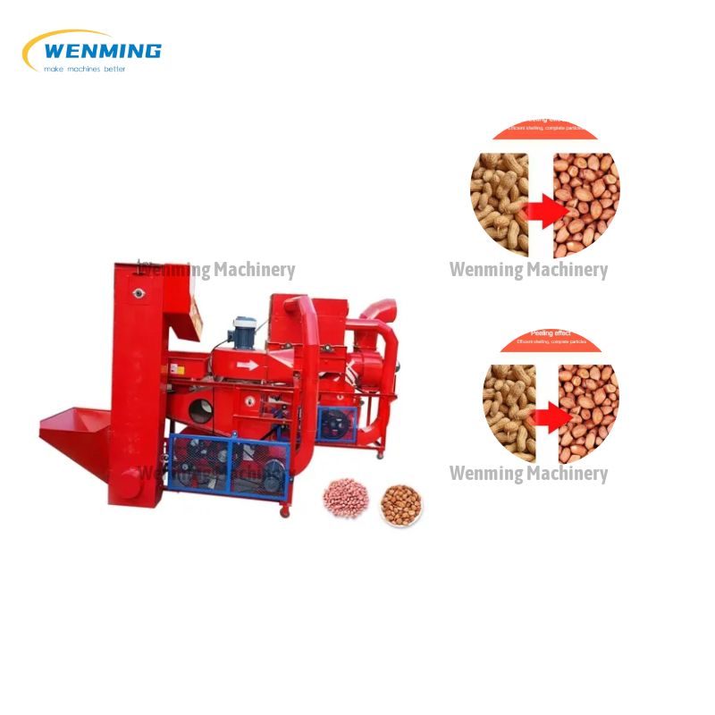 Peanut Shell Breaking Separator Machine