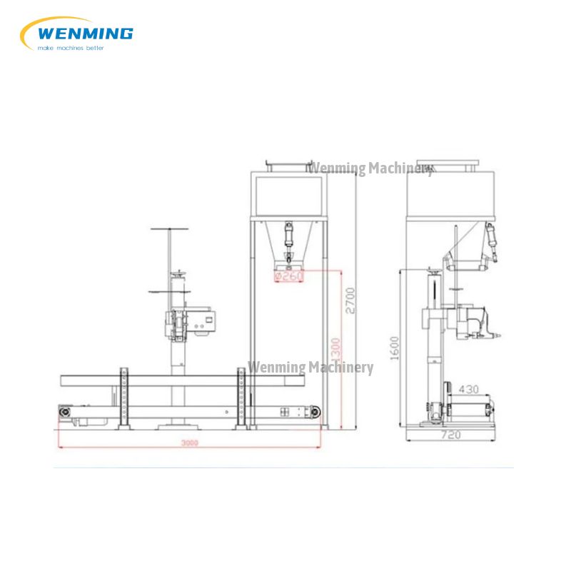 Automatic rice packing machine