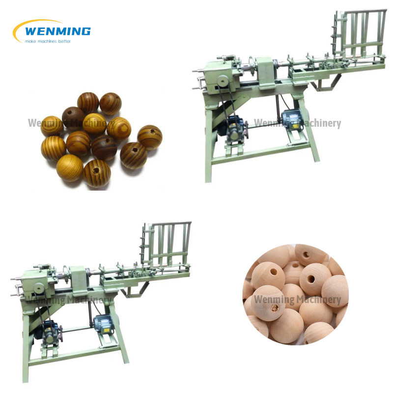 Wood Round Beads Machine