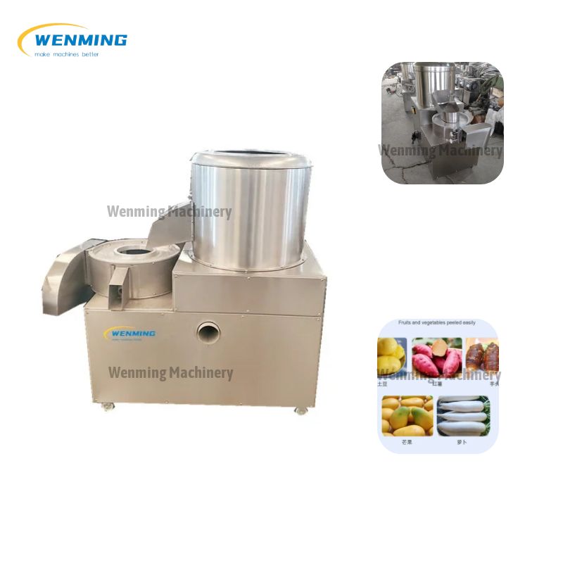 Automatic Potato Peeling And Slicing Machine