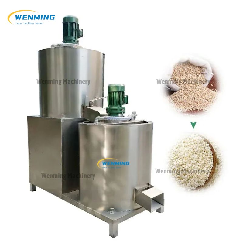 White Sesame Skin Peeling Cleaning And Peeler Machine