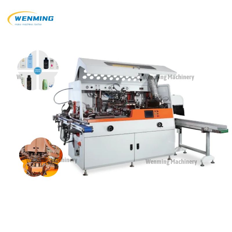 Servo Turntable Flat Screen Printing Machine