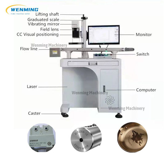 Engravers Laser Marking Machine CO2 Galvo Laser Marking Equipment