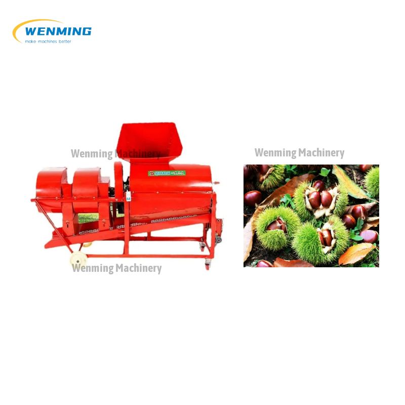 Commercial Peel Raw Chestnut Skin Machine 