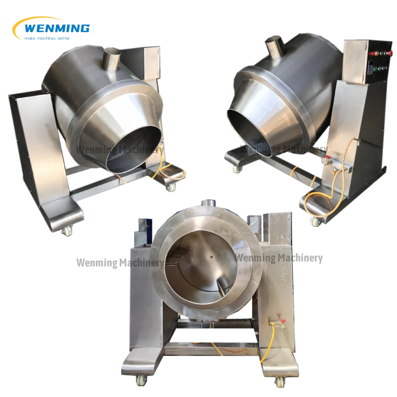 Rotating Stir Fry Machine