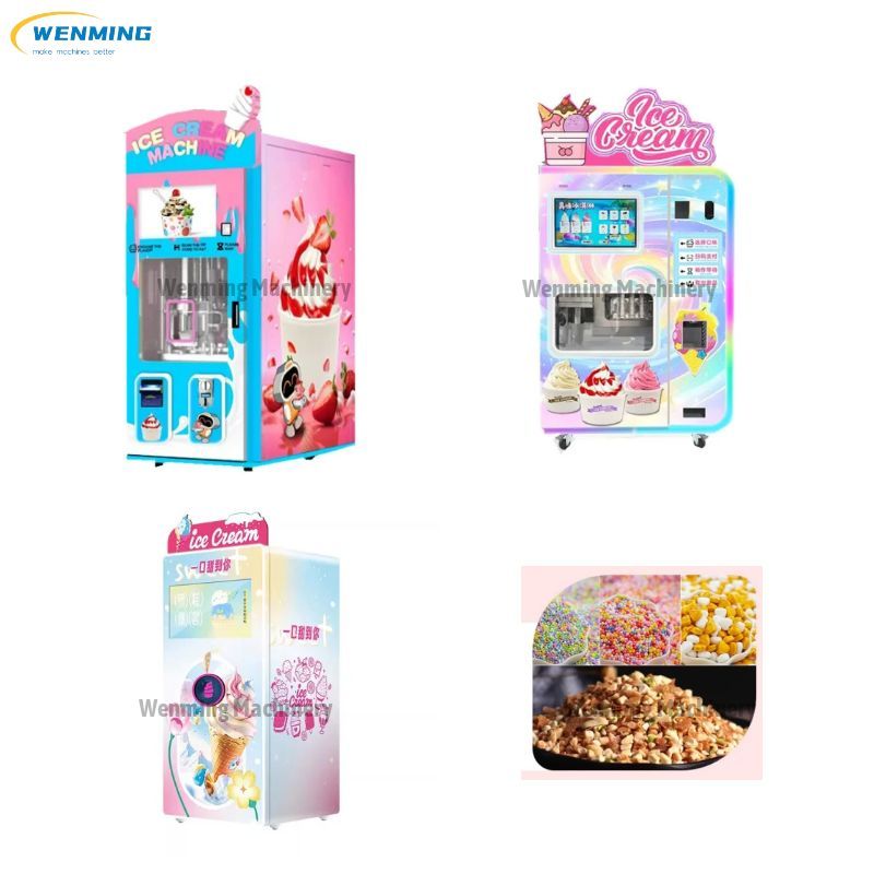 Fully Automatic Commercial Ice Cream Vending Machine