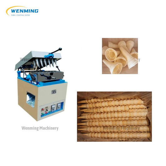 Ice Cream Cone Wafer Biscuit Machine