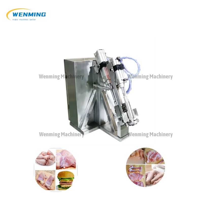 Chicken leg bone removal machine