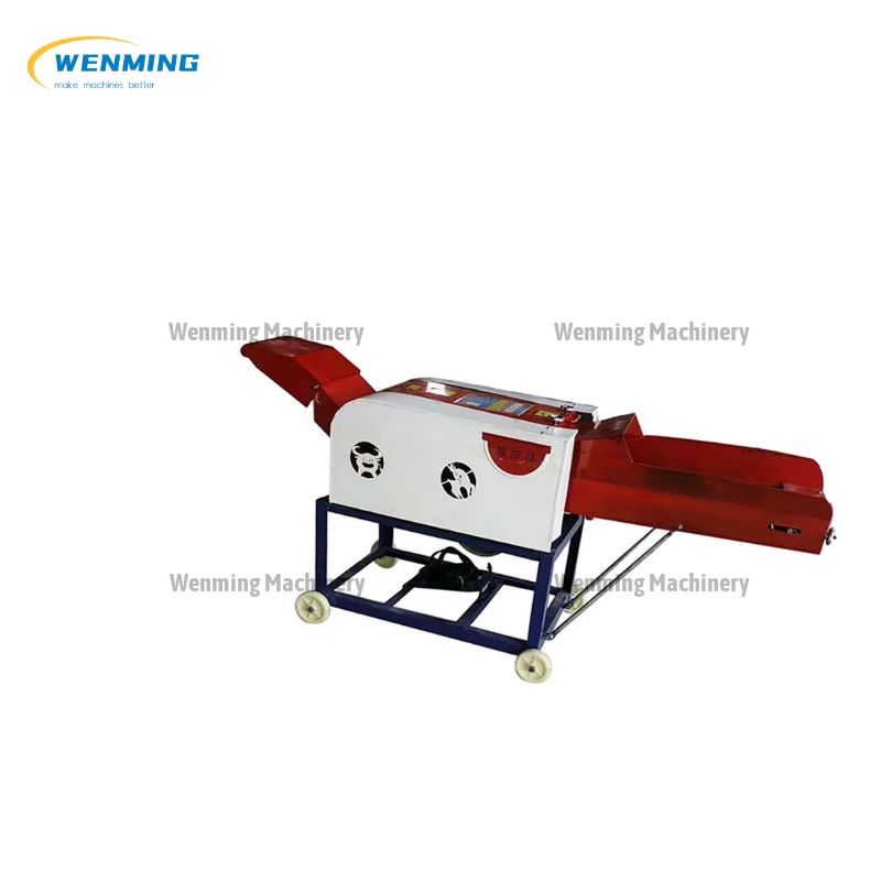 Chaff cutter and kneading machine