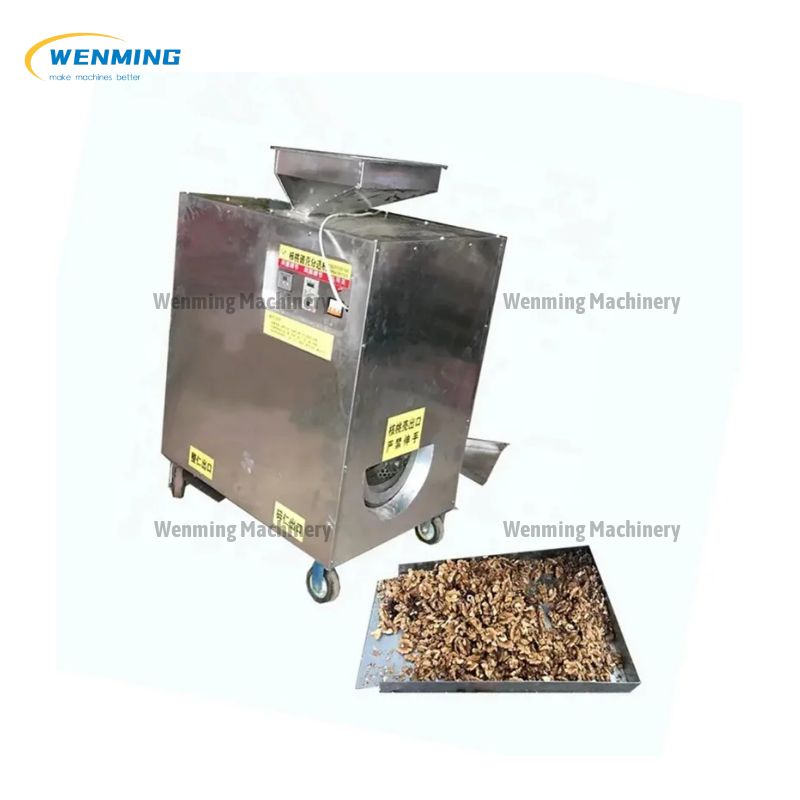 Hard Shell Walnut Shell Breaking And Sorting Machine 