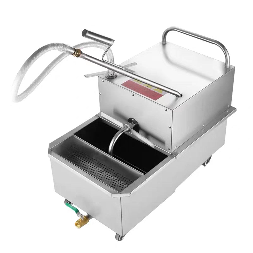 Dual Deep Fryer With Oil Filtration