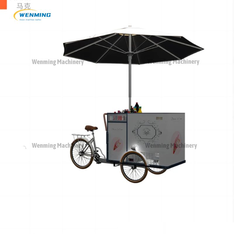 Mobile Hot Dog Vending Cart