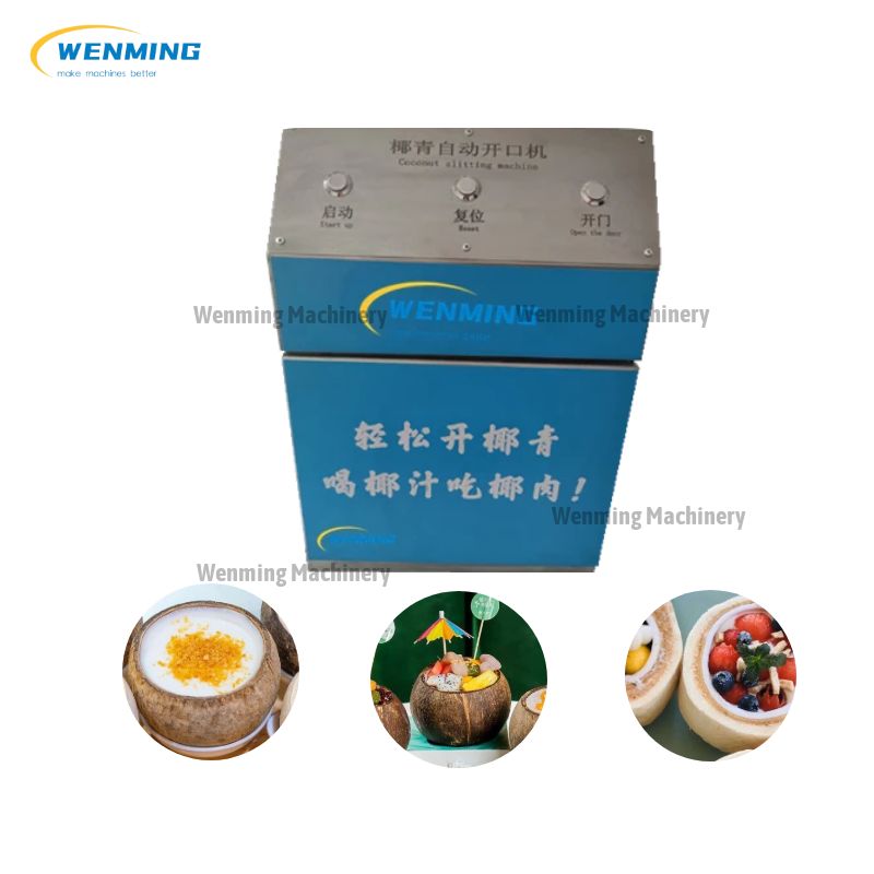 Multifunctional electric coconut opening machine