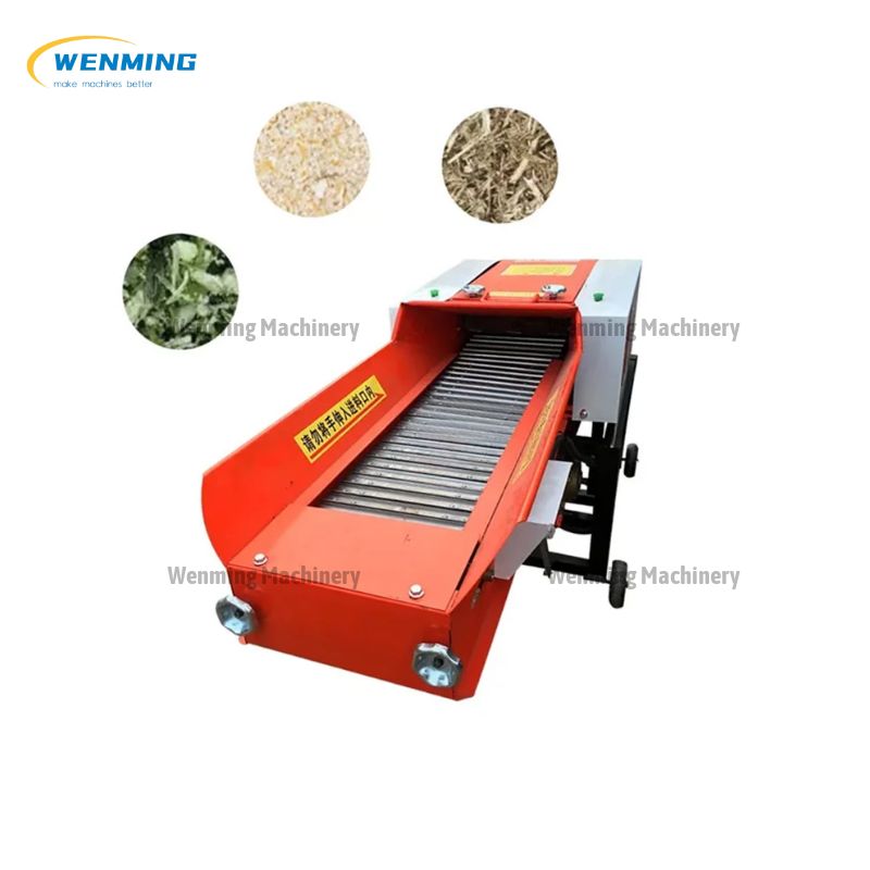 Chaff cutter and kneading machine