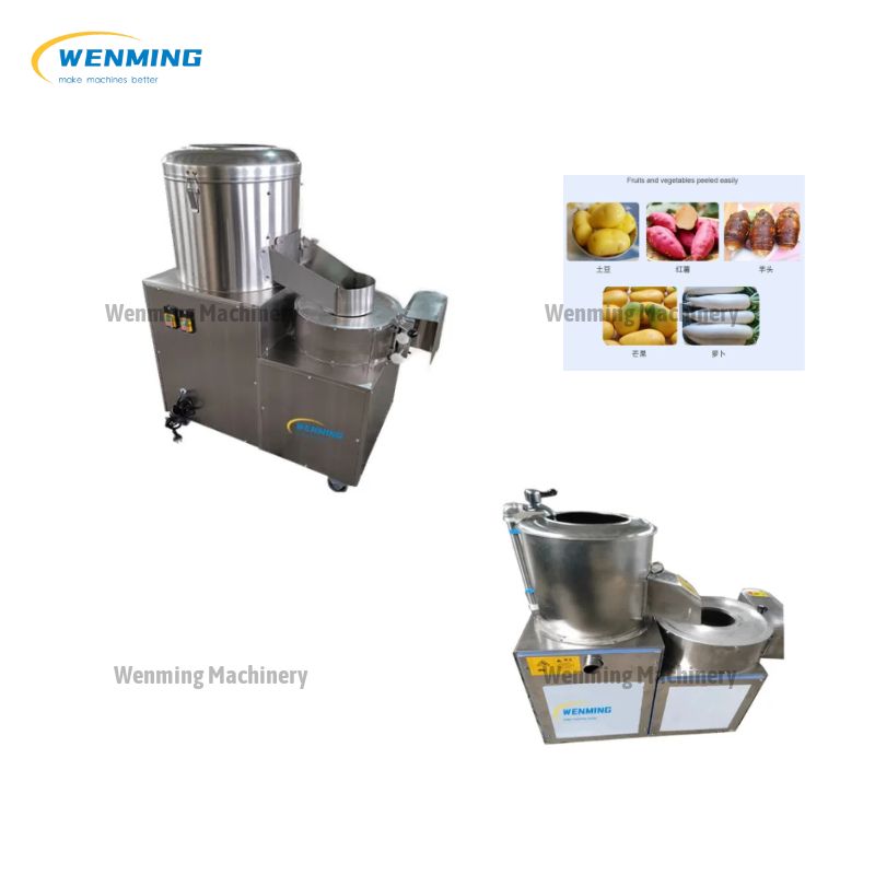 User-friendly Potato Washing And Cutting Machine White Radish Peeling And Cutting Machine