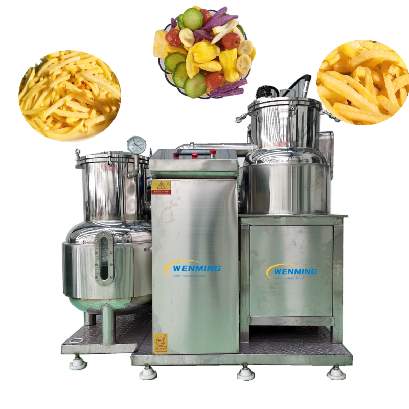 Fruit Cucumber Jackfruit Crisp Vacuum Frying Machine 