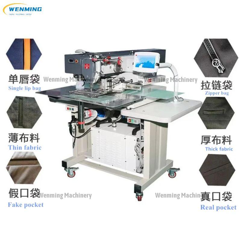 Single Double Lip Bag Zipper Bag Placket Multi-Function Machine