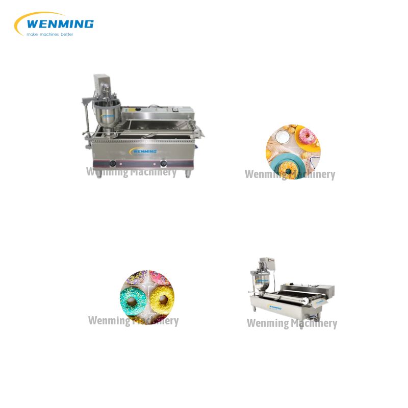 Fully automatic double row donut machine