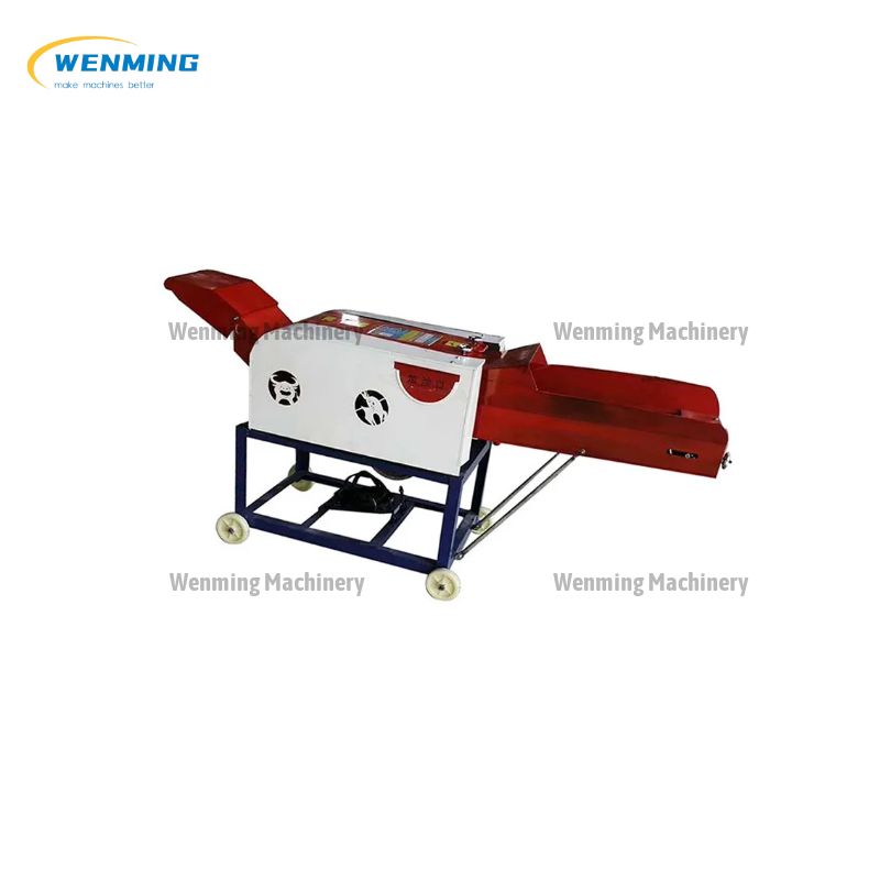 Chaff cutter and kneading machine