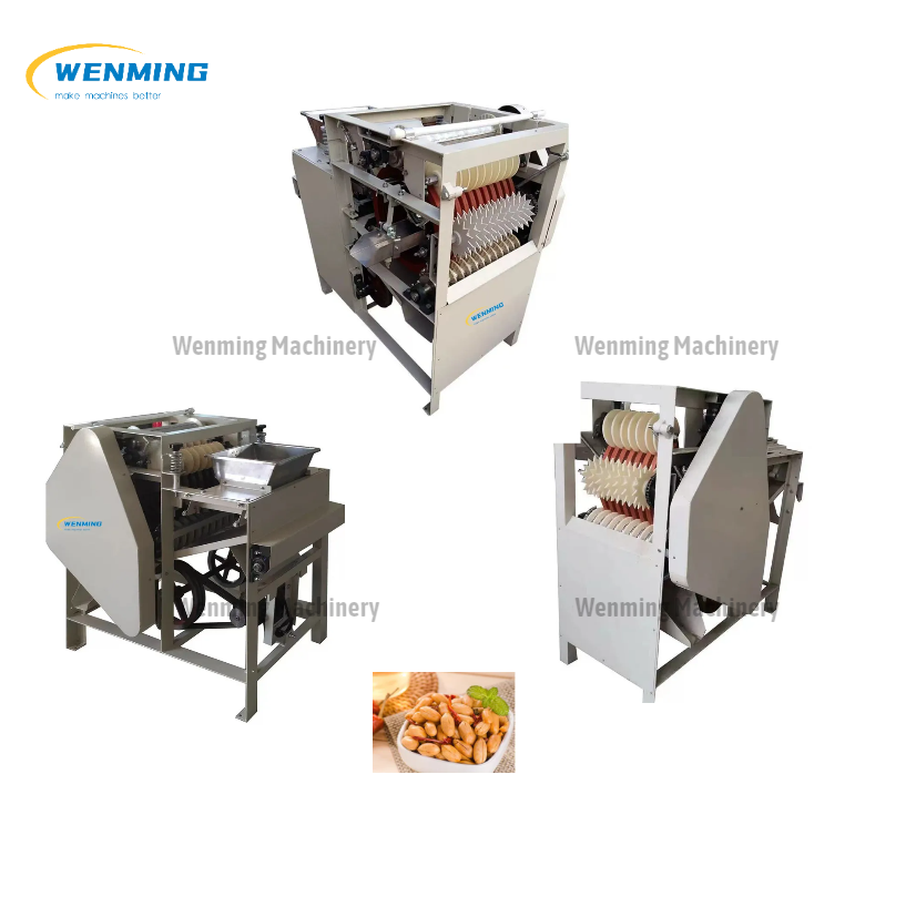 Machine For Peeling Groundnut