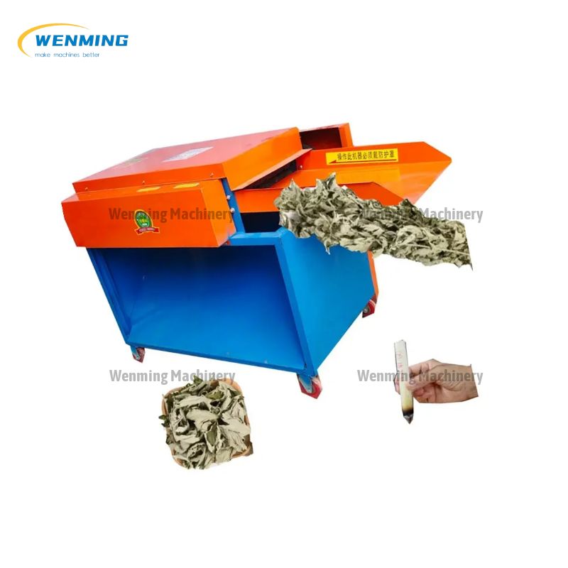 Herb Leaf Defoliate Stripping Harvesting Machine