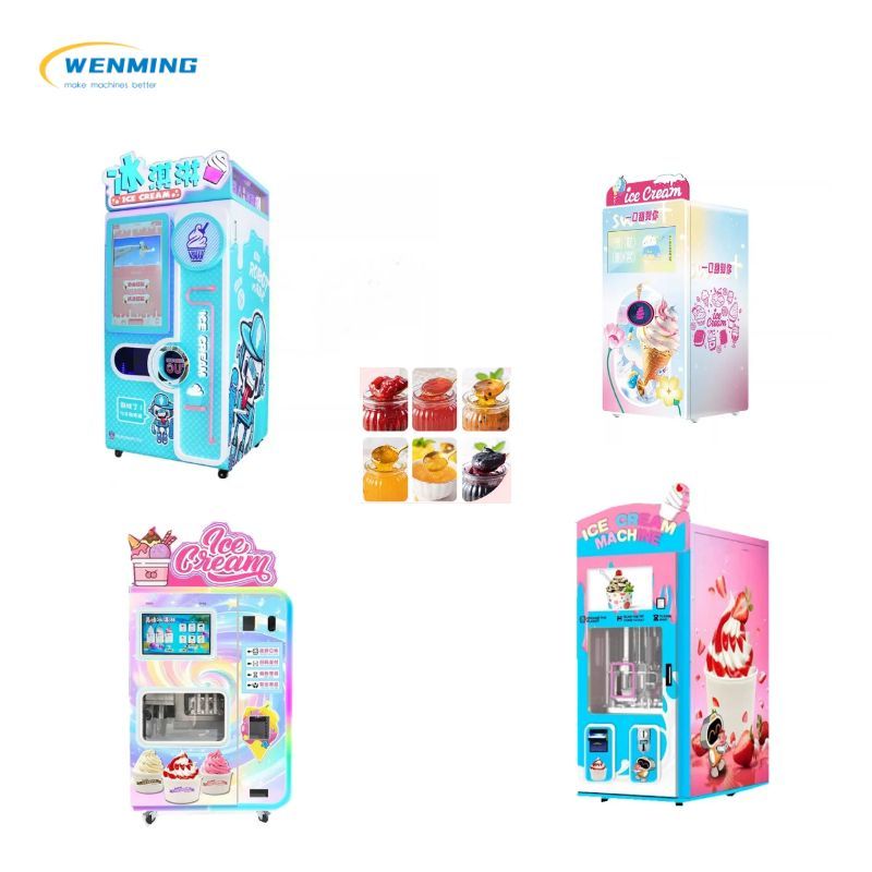 Fully Automatic Robotic Arm Ice Cream Vending Machine
