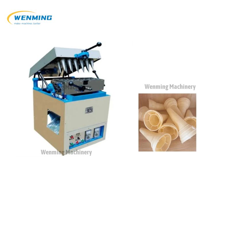 Ice Cream Cone Wafer Biscuit Machine