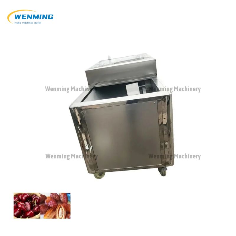 Dried fruit pitting machine