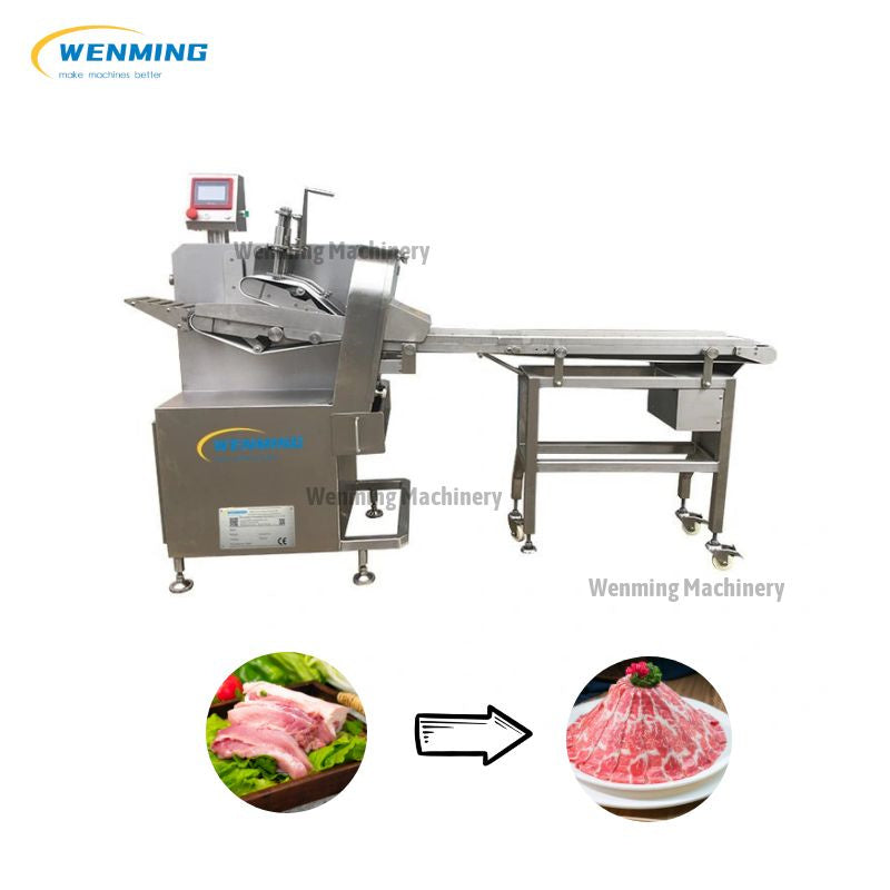 Automatic Deli Meat Slicer Machine Jerky Slicer Meat Slicer Competitiv – WM  machinery