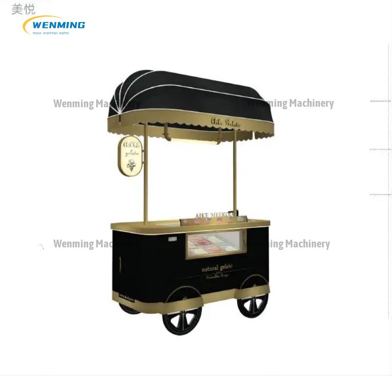 Mobile Hot Dog Vending Cart