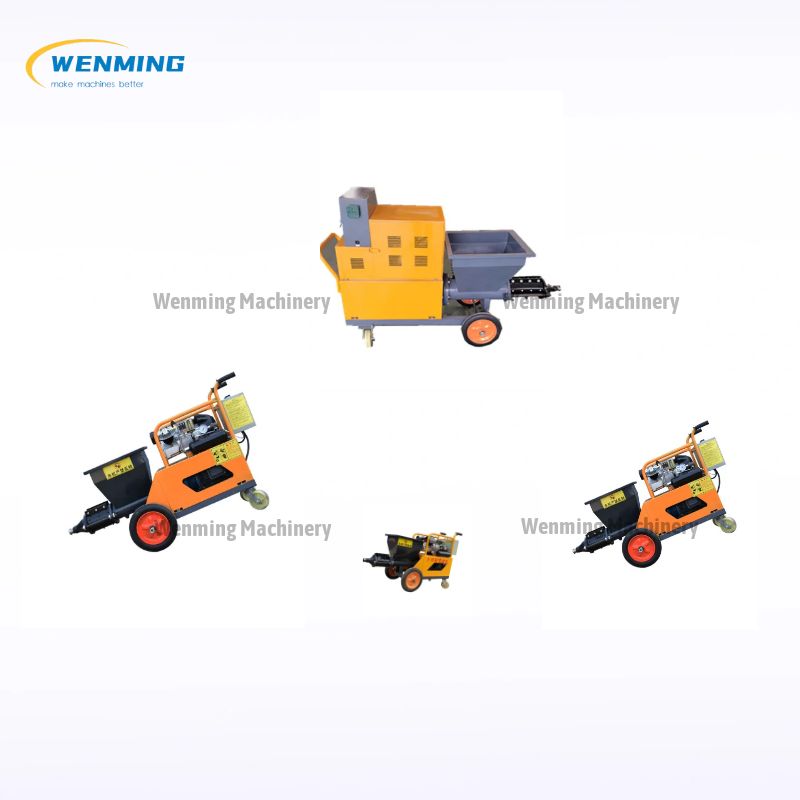  cement mortar spraying machine for wall 