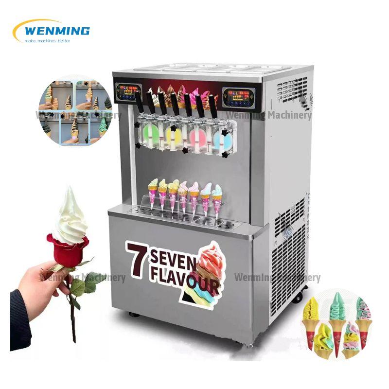 Various Flavors Ice Cream Machine