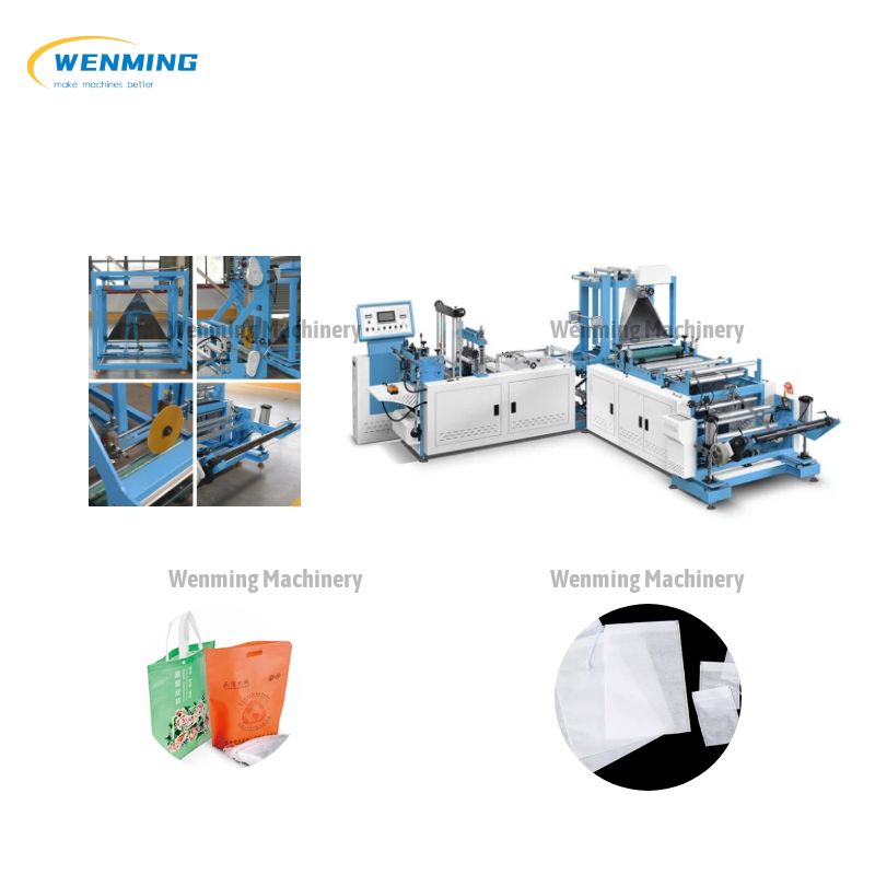 Automatic Rope Drawing Non-Woven Bag Making Machine