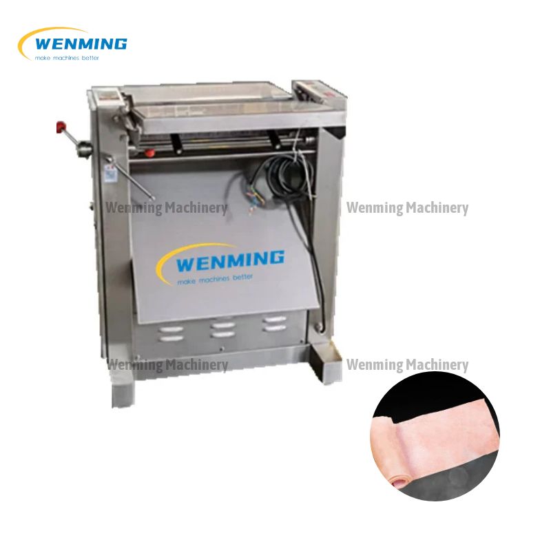 Meat Skin Slicer Machine